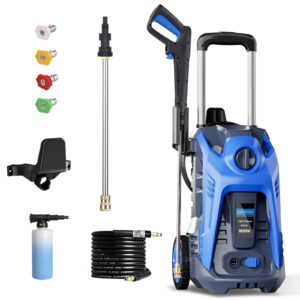 Powerful Electric Pressure Washer - 3500 PSI Electric Power Washer, 2.5 GPM Power Washers Electric Powered with 4 Interchangeable Nozzle and Foam Cannon
