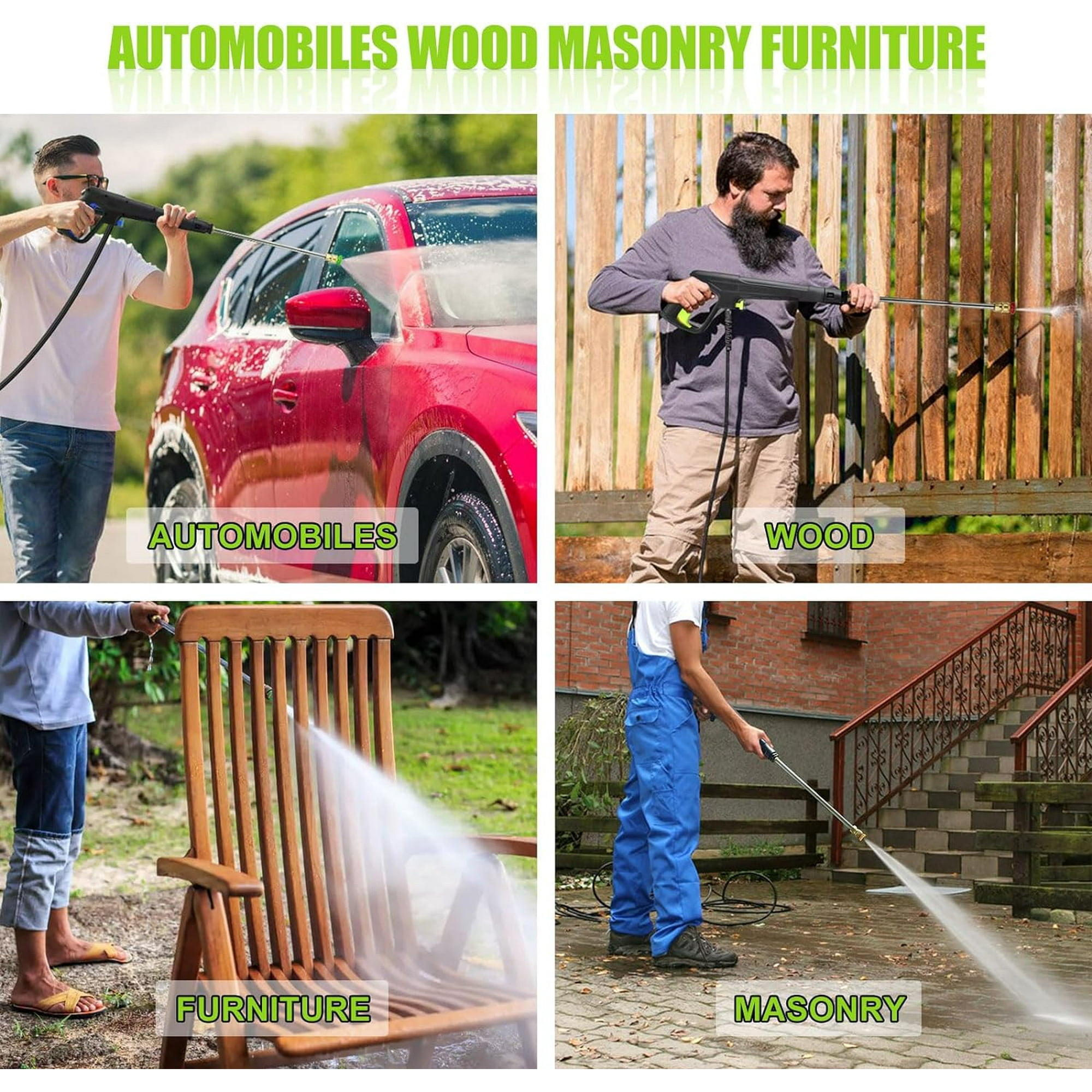 Electric Pressure Washer 3050 Psi Max 2.5 GPM with 25 Foot Hose Power Washer Cleaning for Patio 16.3 lbs - Image 7